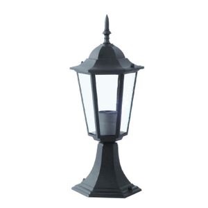 Nouveau Jardin Solaire DEL Twin Lampadaire Lanterne Patio Voie Passerelle Light-Noir