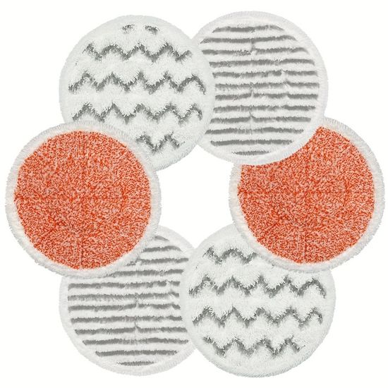 Lot De 5 Tampons De Rechange En Microfibre Compatibles Avec