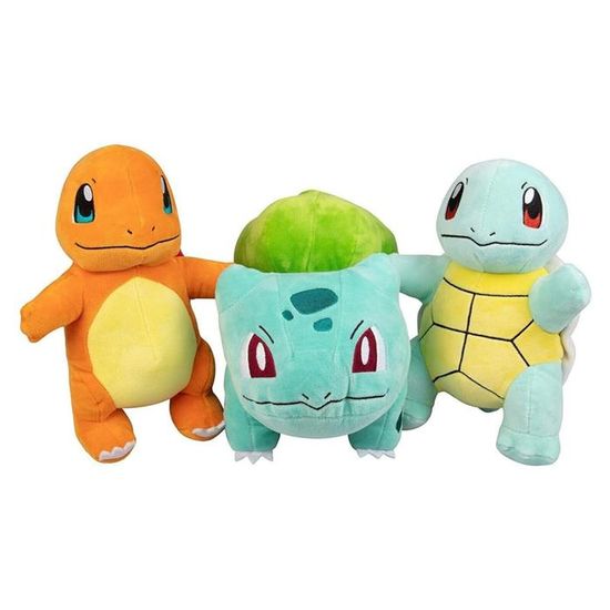 Pokémon - Juego de 3 peluches para principiantes de peluche (Charmander, Squirtle & Bulbasaur 20 Pokémon - Juego de 3 peluches para principiantes de peluche (Charmander, Squirtle & Bulbasaur 20
