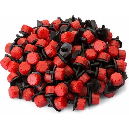 KLYNGTSK 100 PCS Goutteur Irrigation Réglable Arrosage Goutte à Goutte