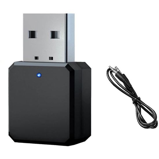Bluetooth Adaptateur USB 5.1, Bluetooth Récepteur Double Sortie AUXUSB