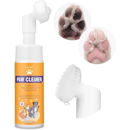 Nettoyeur De Pattes Pour Chien - Tasse Portable Avec Brosse Douce Pour La Boue Et Le Bain - 10