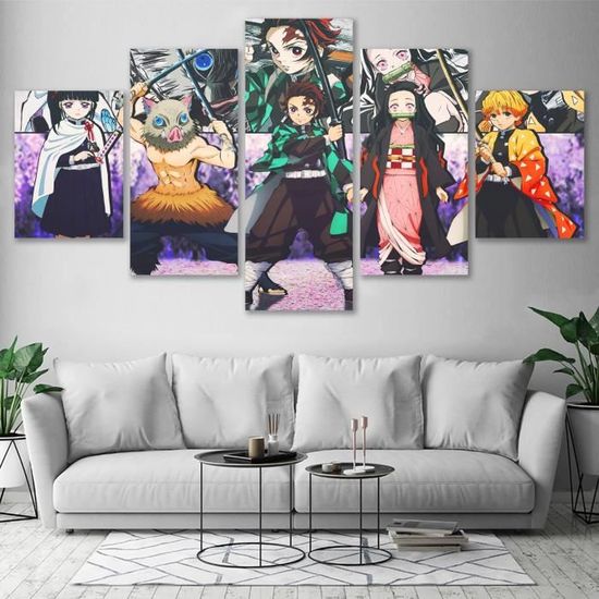 Toile Peinture Dessin Animé Super Héros Affiche Mur Art Pour Enfants