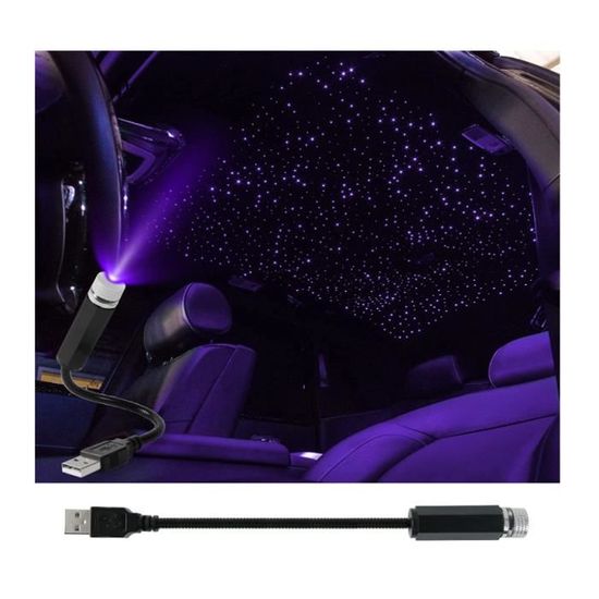 Projecteur LED Weinsamkeit - Plafond Voiture Ou Maison - Effet Ciel étoilé - USB Portable - Multicolore