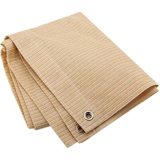Voile D'Ombrage Rectangulaire 4X4X5.65M Respirant Toile Ombrage Une