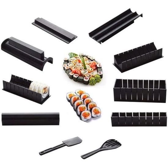 10 Pièces Bricolage Fabricant De Sushi Moule Rouleau De Riz Sushi Faisant Kit Cuisine Sushi Outils Sushi Outils De Cuisine Outil,583