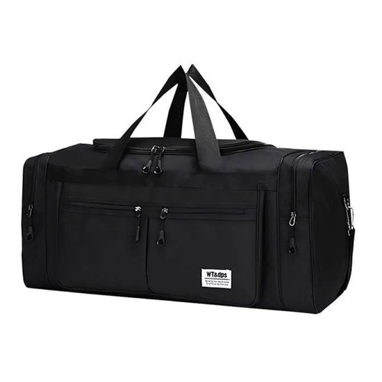 80L Sac de Voyage, Grand Sac de Sport Pliable avec Bandoulière et  Multi-Poches, Imperméable, Résistant à l'usure - 70x28x32cm