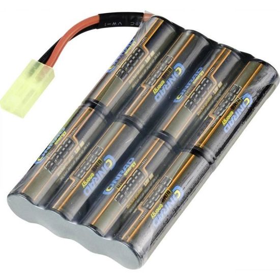 Reely Pack de batterie (NiMh) 9.6 V 2400 mAh Nombre de cellules: 8 Sub-C Sub -C stick Graupner - Jeux - Jouets