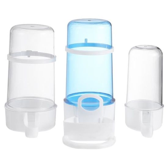 3pcs Bird Cage Feeder Water Bird Water Bottle Container Dispeller