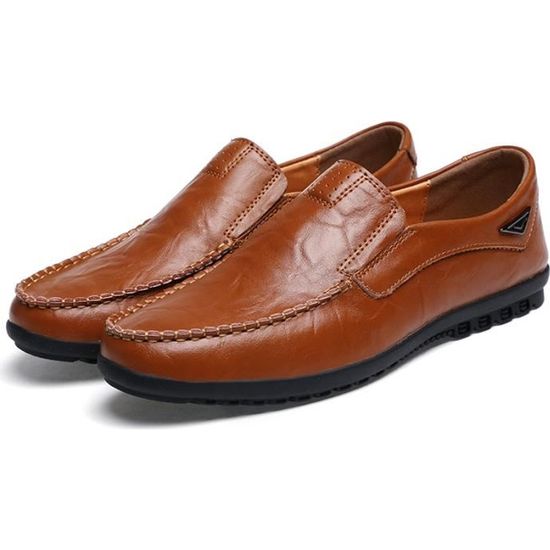 Mocassin Homme Steve Madden Evin - Cuir Marron - Taille 10 M - Occasion Très Bon état