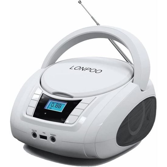 Radio CD Enfant - auna - Lecteur CD portable Bluetooth avec FM Radio - Poste  Radio CD - LED - USB - Boombox avec microphone - Bleu - Cdiscount Jeux -  Jouets