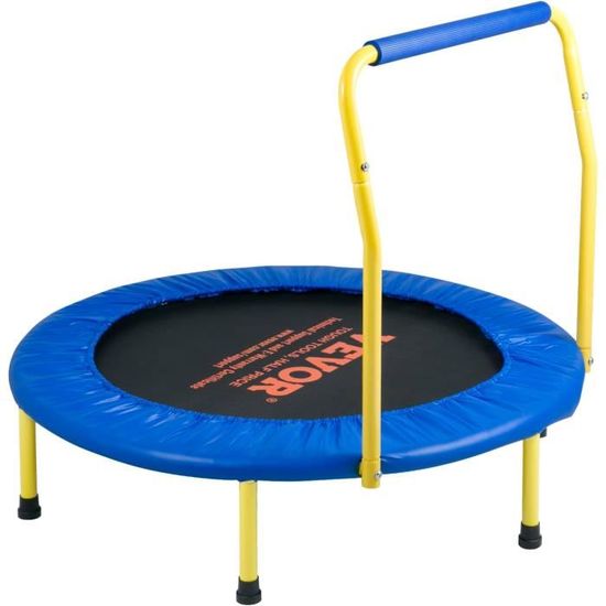Trampoline Pliable Pour Tout-petits Et Adultes - Sans Ressort, Poignée Réglable, Portatif