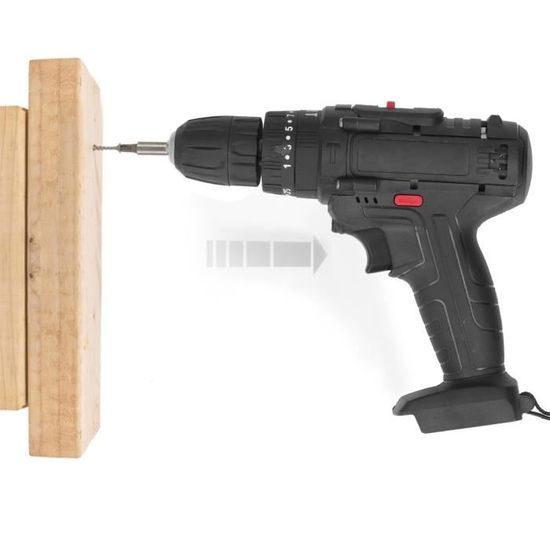 29 pièces perceuses sans balais ABS perceuses à main tournevis électrique pour percer le bois
