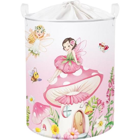 Clastyle Panier Rangement Bébé Plage Animaux - Corbeille à Linge 36x45 Cm Imperméable Palmier