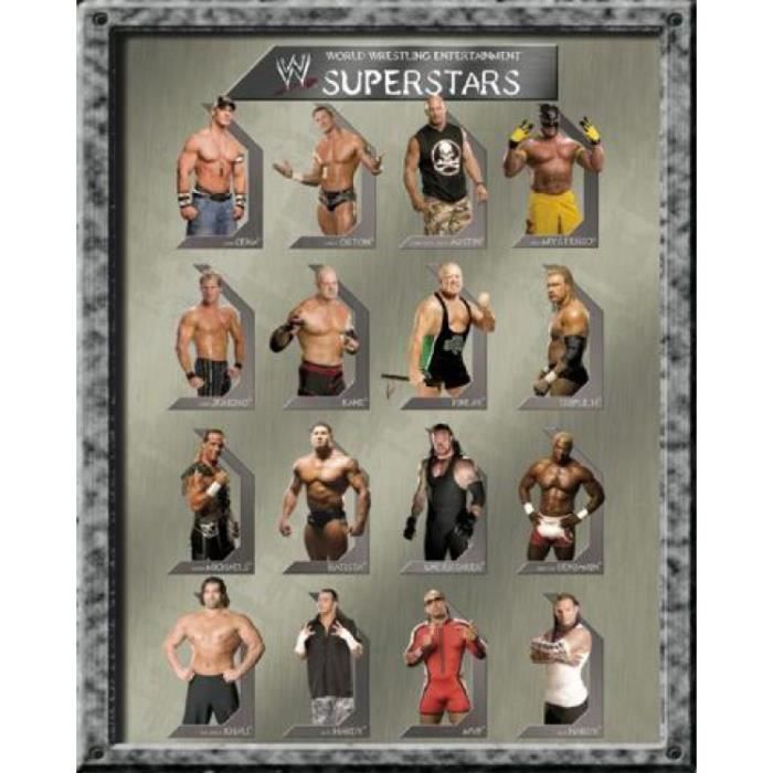 Le Catch Mini Poster - WWE, Superstars (50 x 40 cm) - Le Catch Mini Poster - WWE, Superstars (50 x 40 cm)