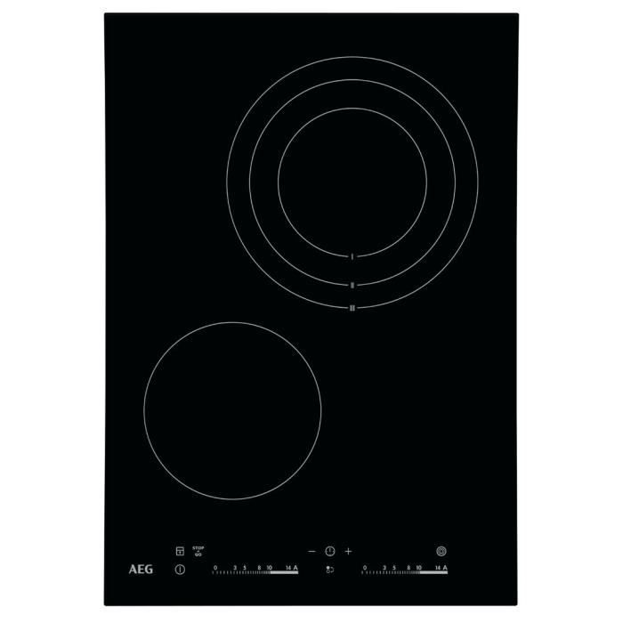 AEG HC452021EB, Intégré, Céramique, Céramique, Noir, 800 W, 12 cm