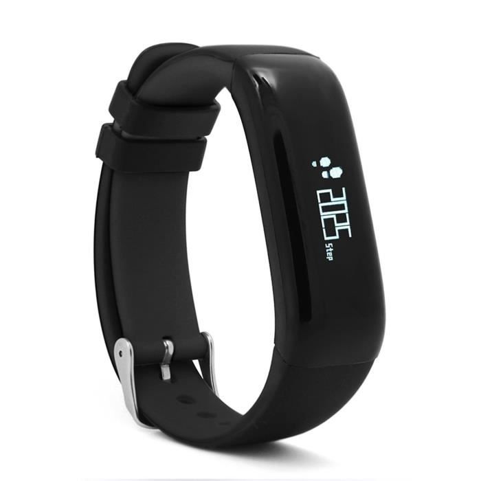 Smart Bracelet Bluetooth montre intelligente Wristband podomètre avec moniteur de sommeil moniteur de fréquence cardiaque pour IOS
