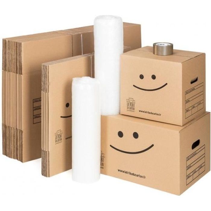 Kit Déménagement T2 + 1 adhésif offert