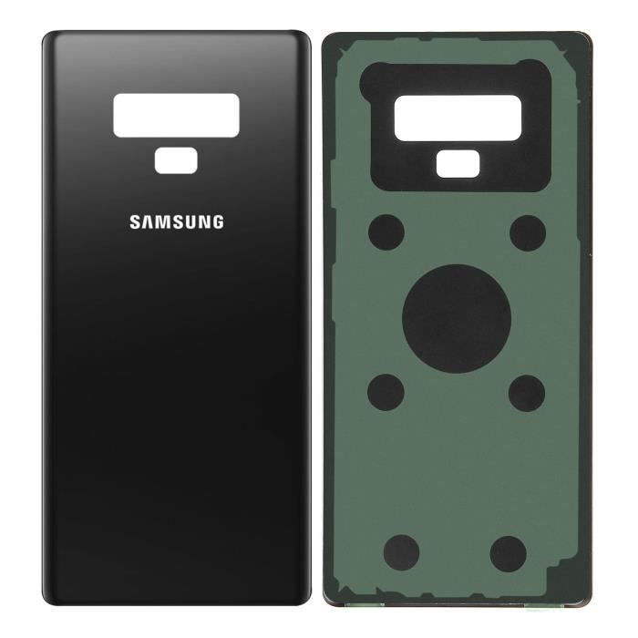 Cache batterie Samsung Galaxy Note 9 Façade arrière - noir Noir