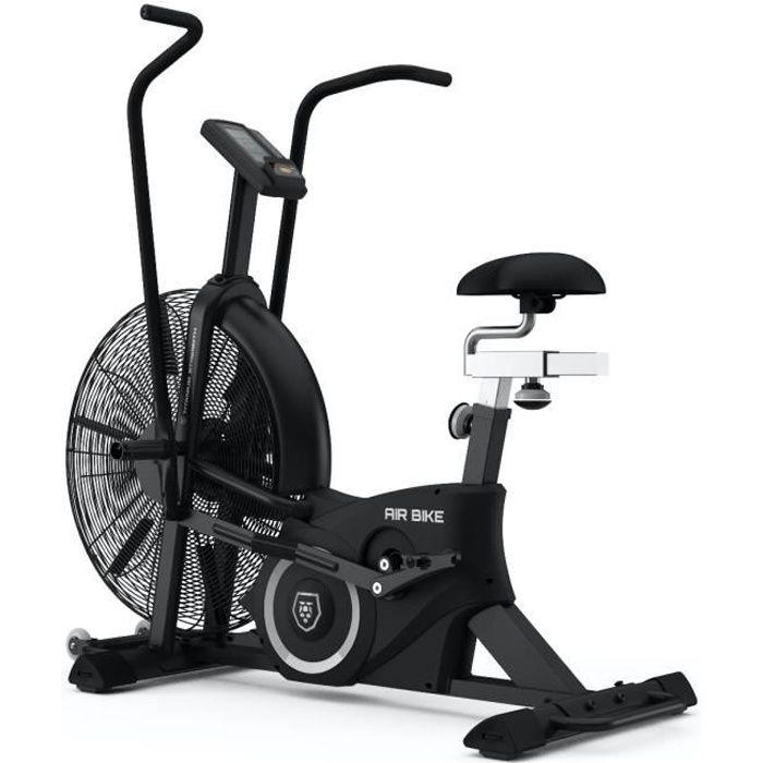 Velo d'appartement TITANIUM STRENGTH MODELE AIR BIKE PRO - Transmission : Chaîne - CADRE EN ACIER
