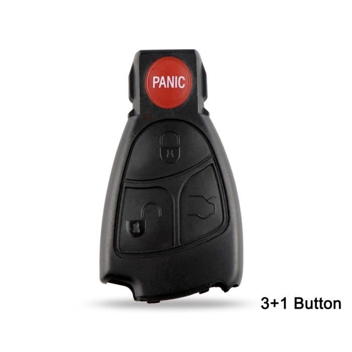 Taille -4 bouton coque de remplacement pour clé de voiture à , pour Mercedes Benz C B classe E W203 W211 W204 YU BN CLS CLK