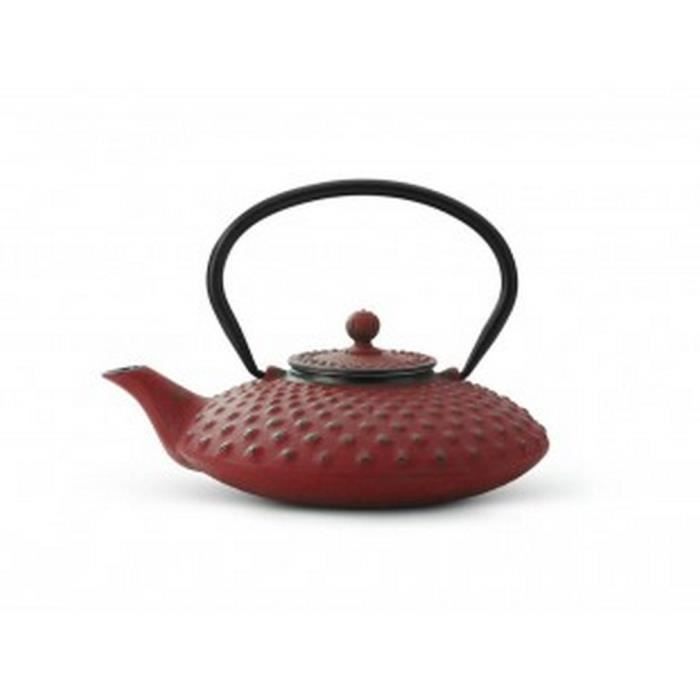 BREDEMEIJER Théière fonte 0L8 Xilin rouge