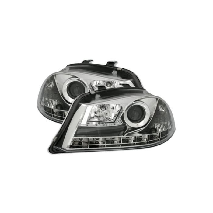 2 FEUX PHARE AVANT LED SEAT IBIZA 6L 02/2002 A 04/2008
