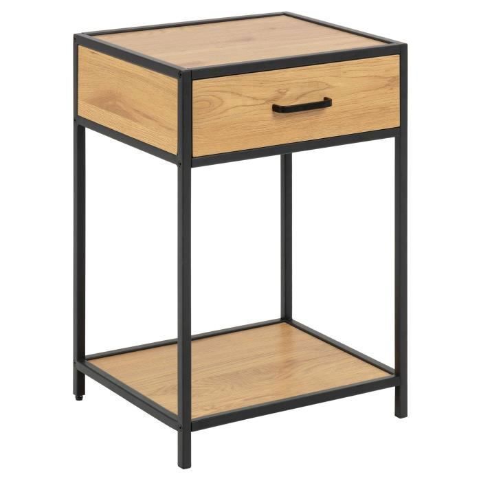 Les meubles de la collection Dover permettent de décorer votre maison selon les dernières tendances. Cette table de chevet robuste
