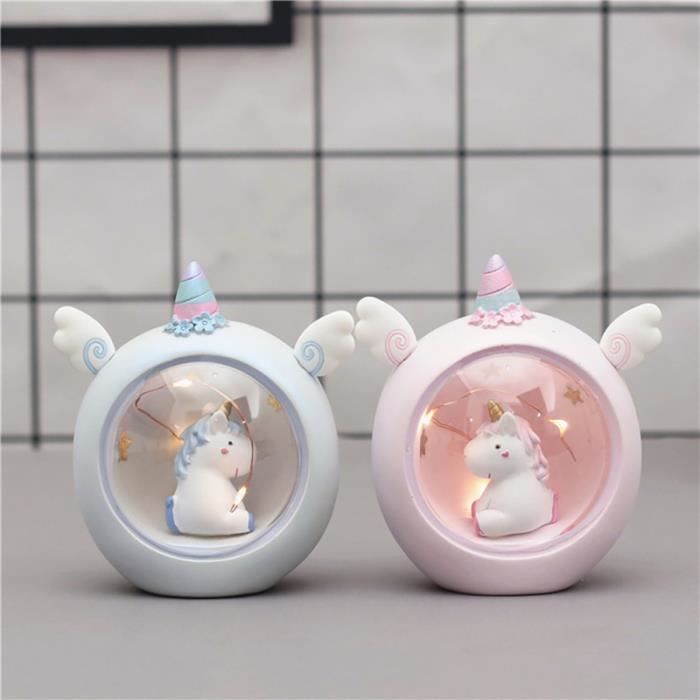 Licorne Veilleuse Lumière Étoiles Lampe de projecteur Moon Constellation Veiluse Pour Filles Cadeau veilleuse securite bebe
