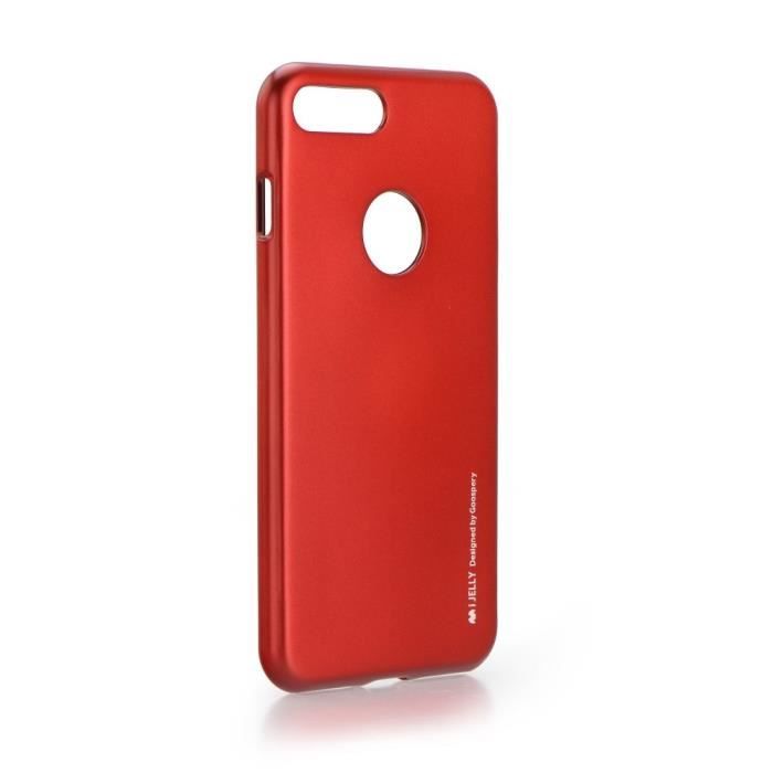 Coque Gel Jelly Silicone etui Rouge Flashi Xiaomi Redmi Note 8