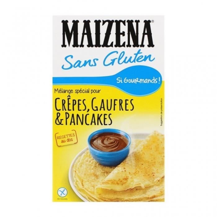 Maizena Sans Gluten Mélange Spécial pour Crêpes Gaufres & Pancakes 510g (lot de 4)