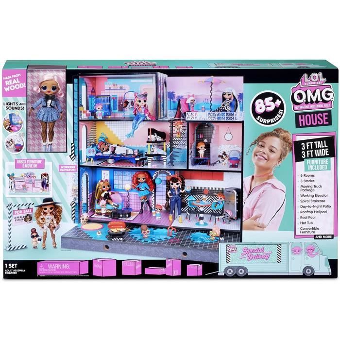 Figurine miniature Zapf Creation 577270E7C L.O.L. Surprise OMG House