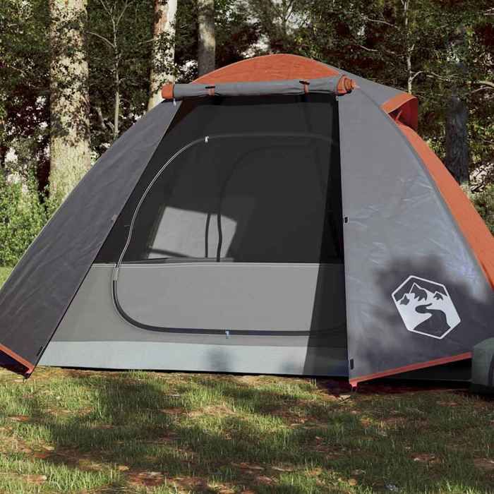 vidaXL Tente de Camping à Dôme 2 Personnes Tente dOmbrage avec Sac de Transport Auvent avec Parois Latérales Abri de 94325