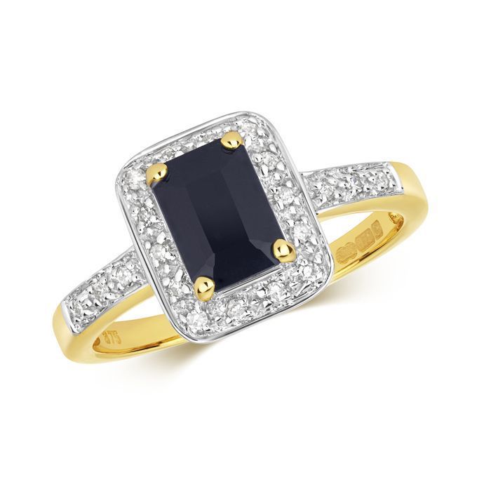 Bague Solitaire Bague Or Et Noir Femme Bague Solitaire Diamant