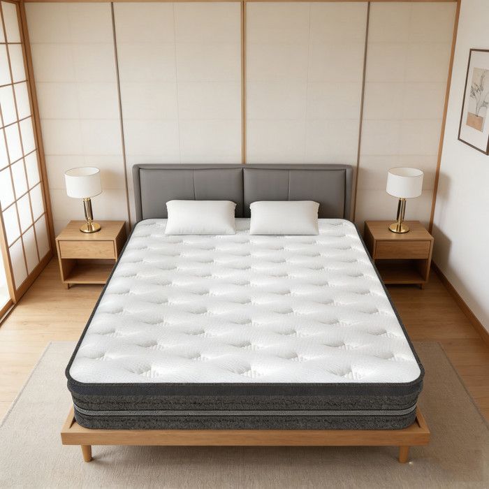 Matelas - YIDATONG - Perfect Sleep - 140x200 cm - Ép. 30 cm - 10 zones de confort