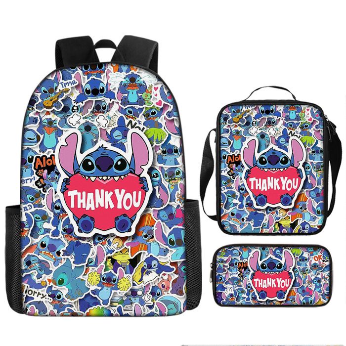 Cartable Sac à Dos Fille Trousse à Crayons Scolaires Primaire