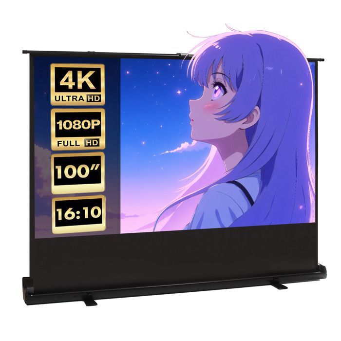Écran de projection - Maclean - MC-213 - Portable - 100 - 16:10 - Surface blanche mat