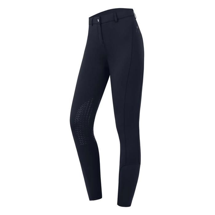 Pantalon équitation full grip femme ELT Essential Knie Silikon - bleu profond
