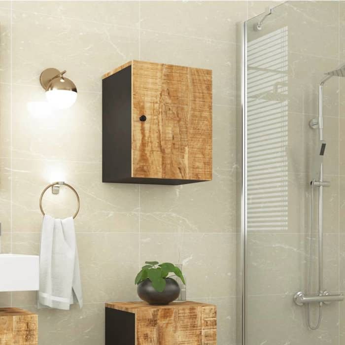 Meuble Mural Salle De Bain GOPLUS 42x17x70cm Gris - Armoire WC Suspendue Avec Etagère Réglable