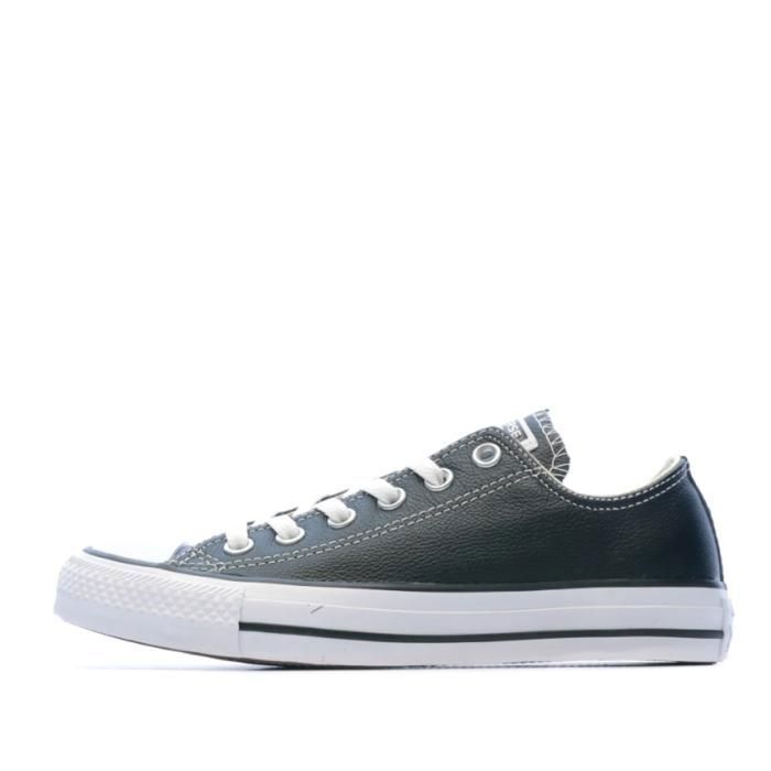 Converse Baskets Cuir Noires Homme Converse All Star