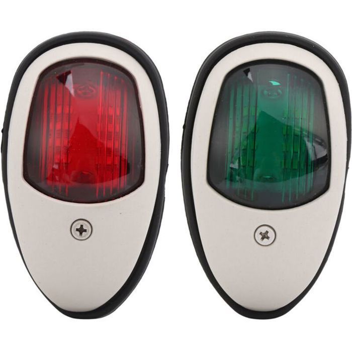 Akozon Feu De Navigation Led 12V Lumineux Projecteur De Navigation Ip65