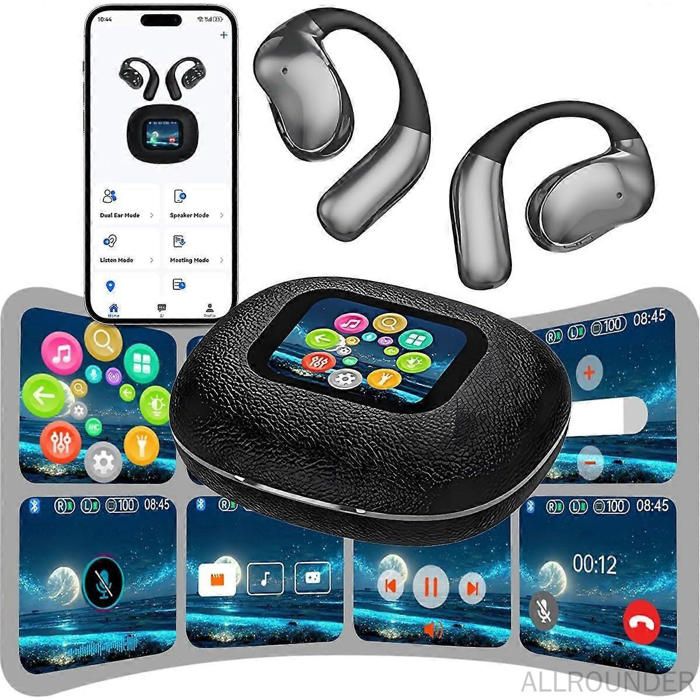 Écouteurs Traducteur Qnmittry - Traduction Instantanée 138 Langues Via Bluetooth 5.4 Et Appli