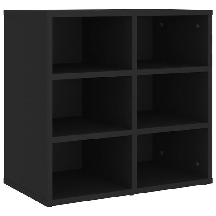 RUIG* CHIC Armoire à chaussures - KENNETH - Banc à chaussures/ envi 10 paires - noir 52 5x30x50 cm99571