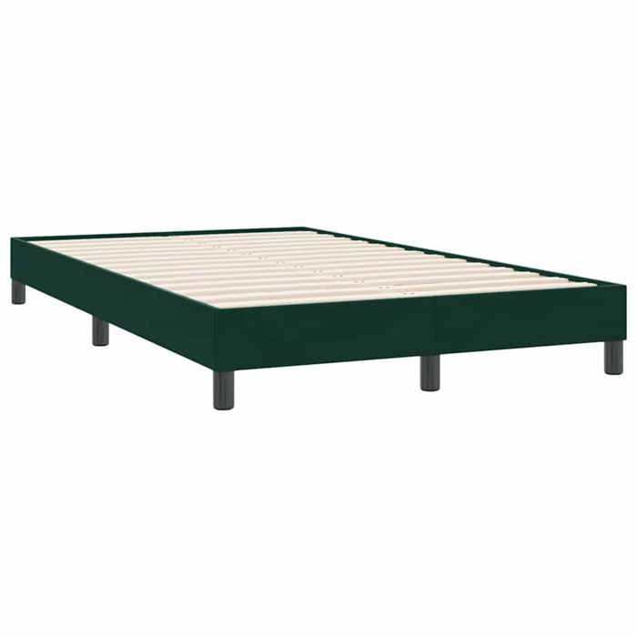 Lit 120x220cm - VIDAXL - Sommier à lattes de lit sans matelas - vert foncé 120x220cm L16211