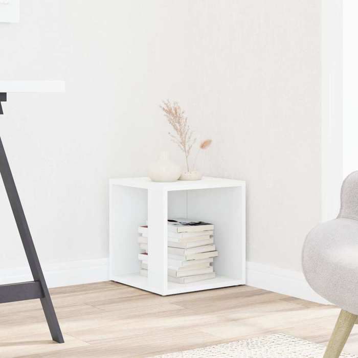 Table basse de salon (1 pc) - Petit Table dappoint - aggloméré - blanc - 33 x 33 x 345 cm@xzd36d Table basse de salon (1 pc) - Petit Table dappoint - aggloméré - blanc - 33 x 33 x 345 cm@xzd36d
