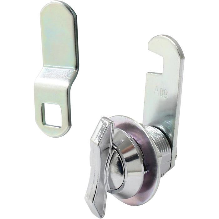 Serrure batteuse sans clé poignée papillon à came déportée pour armoire tiroir boîte aux lettres porte jusquà 16 mm