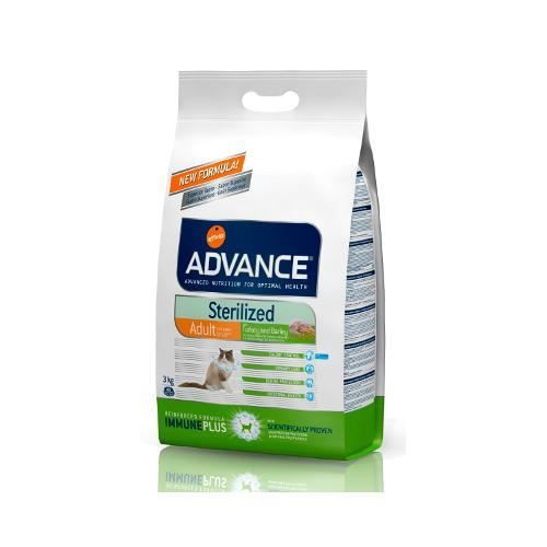 Croquettes pour chat - ADVANCE - Adult Sterilized - Dinde - 3.1 kg - Aliment équilibré