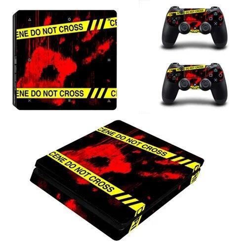 Skin Autocollant UNCHARTED 4 Pour Console PS4 Et Manettes, Motif Naughty Dog, Noir, Générique