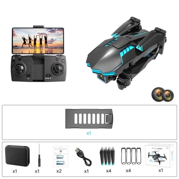 Deux caméras - Drone X6 Pro avec caméra HD 4K, Résistant à 360 ...