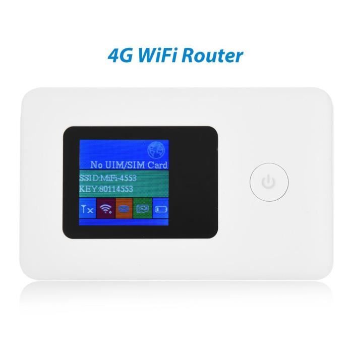 Type de carte SIM Routeur WiFi Modem Transmission de données